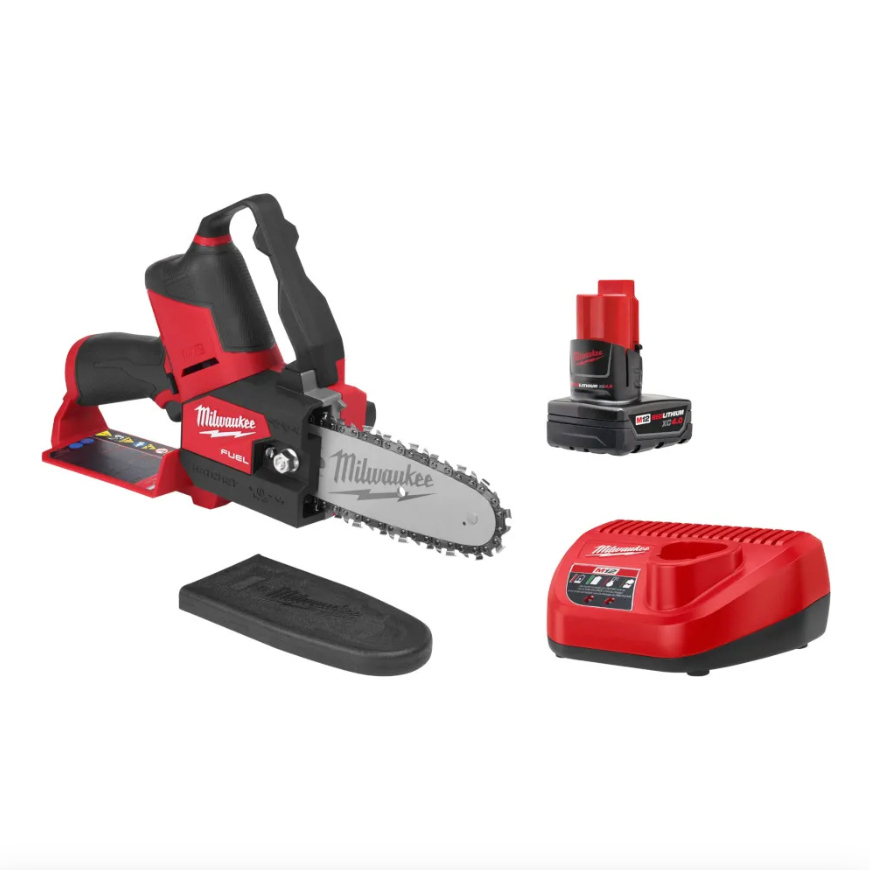 Motosega Compatta da Potatura 12V – Lama da 6" (Set Completo)